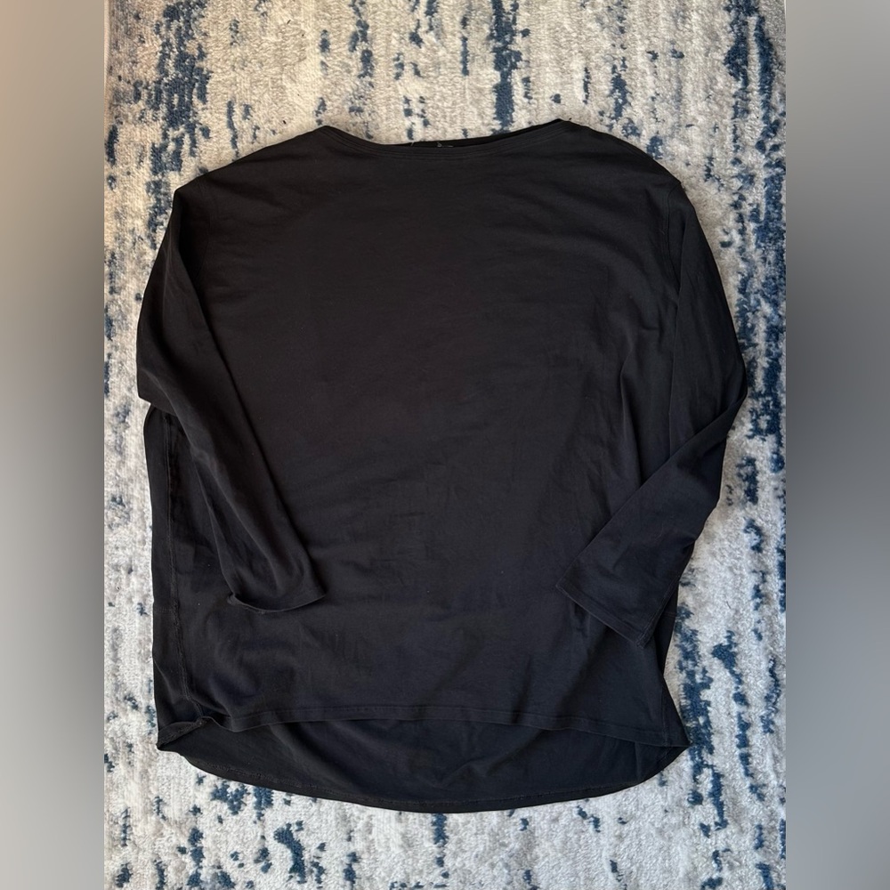 Lululemon Black Back In Action Long Sleeve